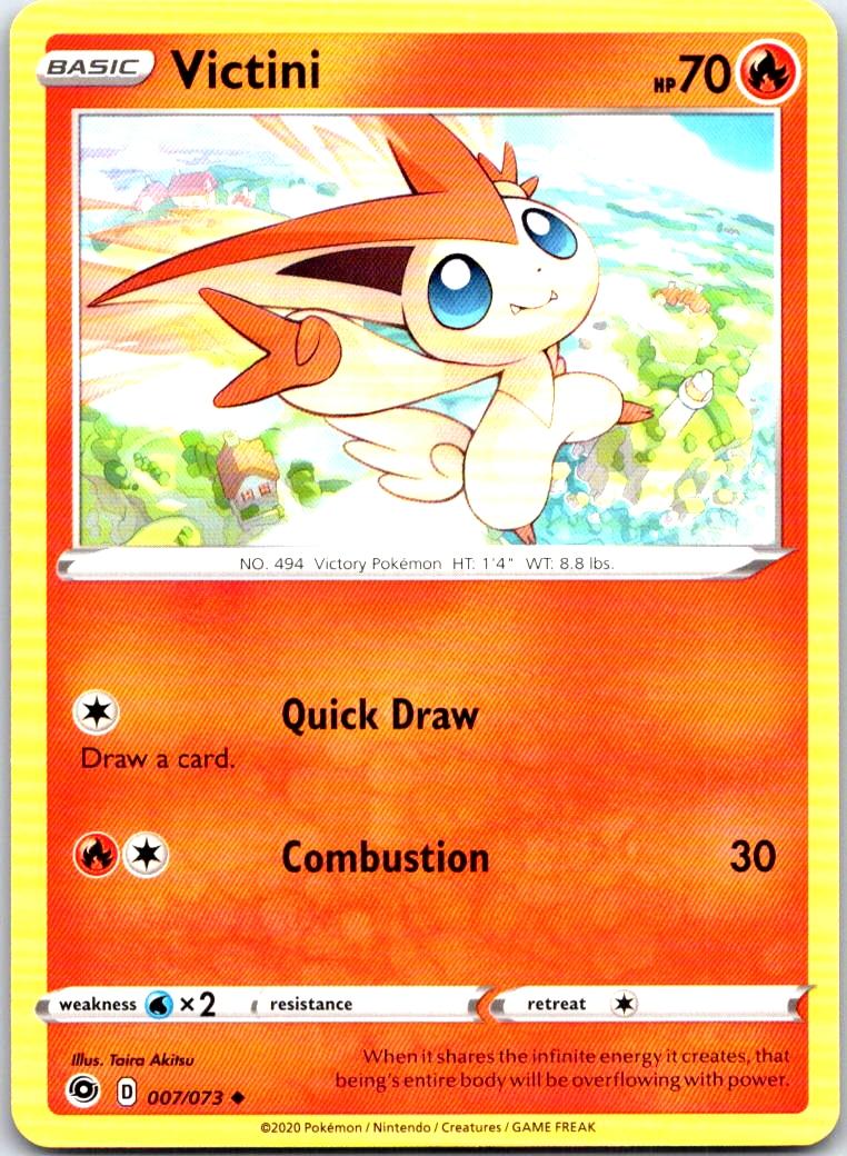 Victini - 007/073 - - CHAMPION'S PATH - Pokemon - Uncommon | AB28-35