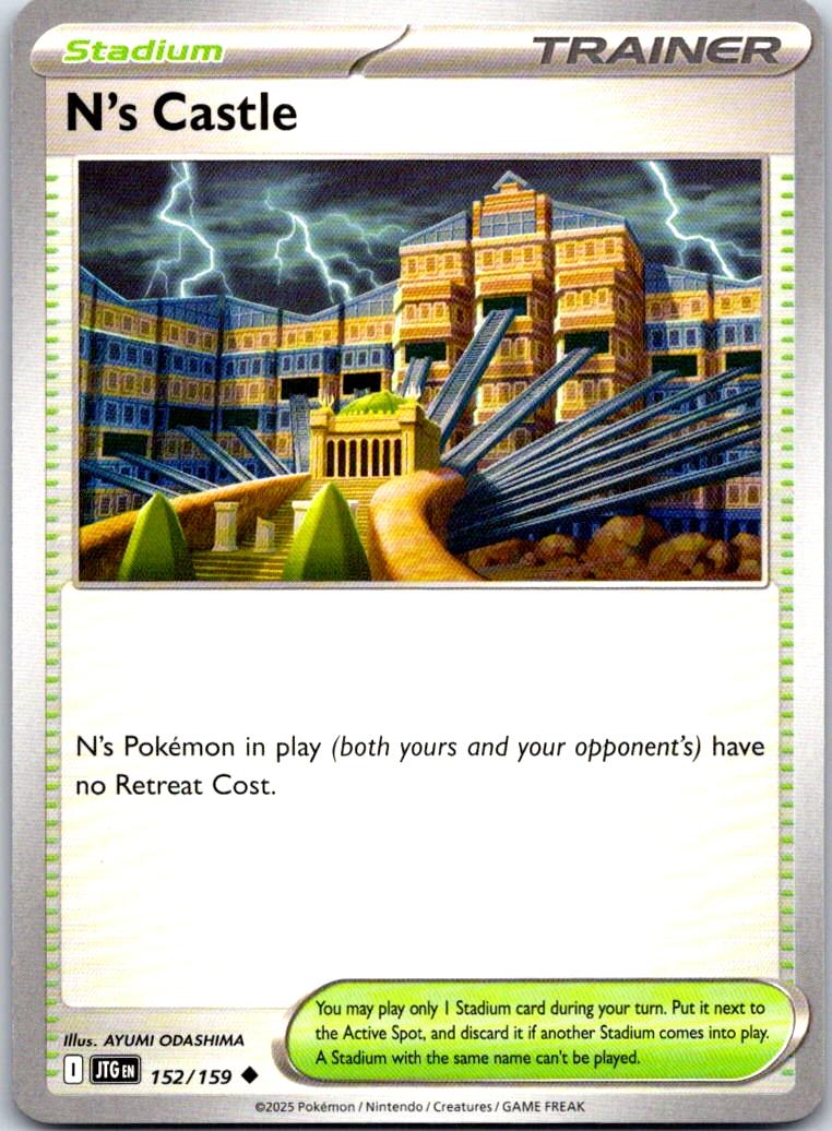 N's Castle - 152/159 - - JOURNEY TOGETHER - Pokemon - Uncommon | AA118-28