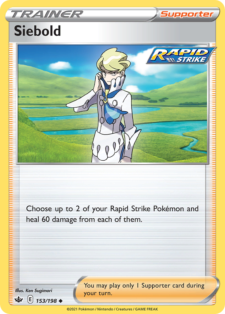 Siebold - 153/198 - - CHILLING REIGN - Pokemon - Uncommon | AA60-6