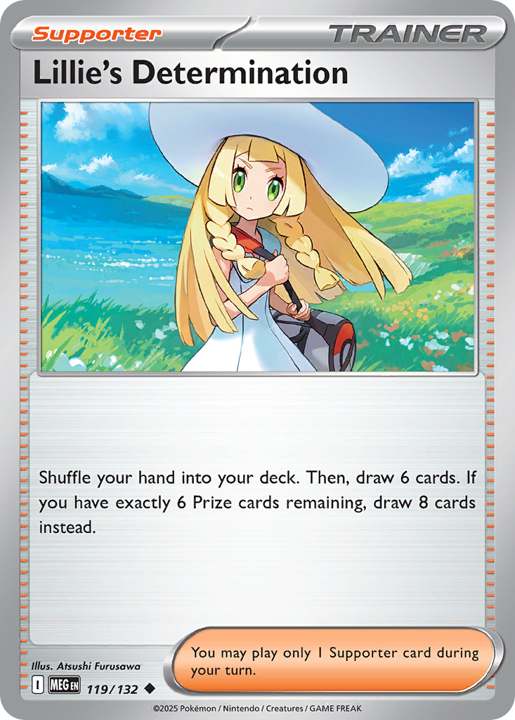 Lillie's Determination - 119/132 - - MEGA EVOLUTION - Pokemon - | AA15-27