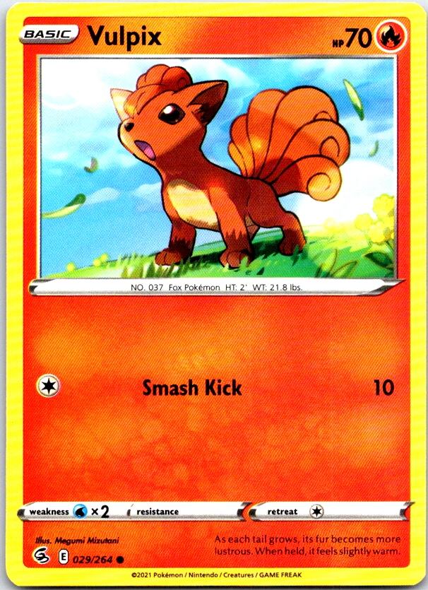 Vulpix - 029/264 - - FUSION STRIKE - Pokemon - Common | AC03-32