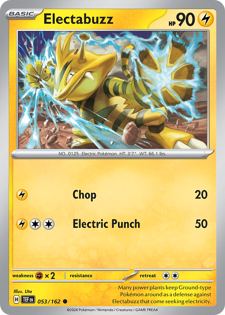 Electabuzz - 053/162 - - TEMPORAL FORCES - Pokemon - Common | AA24-65
