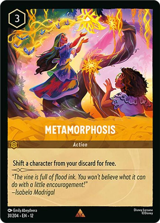 Metamorphosis - 31/204 - - WILDS UNKNOWN - Lorcana - Rare | LAA01-24