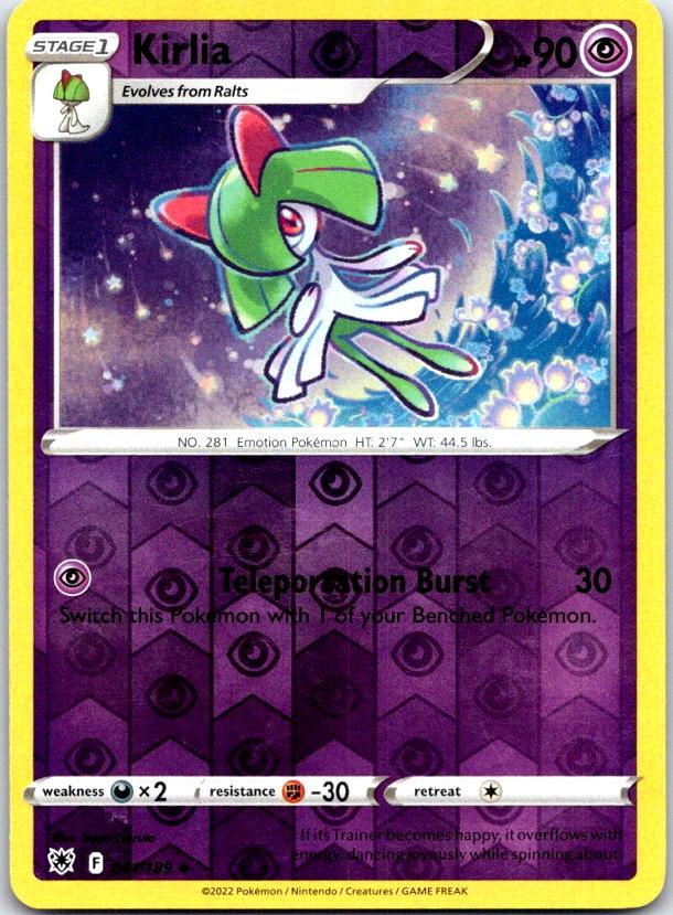 Kirlia - 061/189 - Reverse Holo - ASTRAL RADIANCE - Pokemon - Uncommon | AC15-32