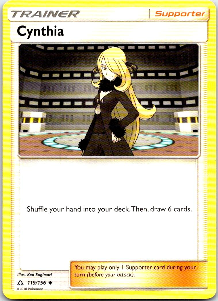 Cynthia - 119/156 - - ULTRA PRISM - Pokemon - Uncommon | AB41-15
