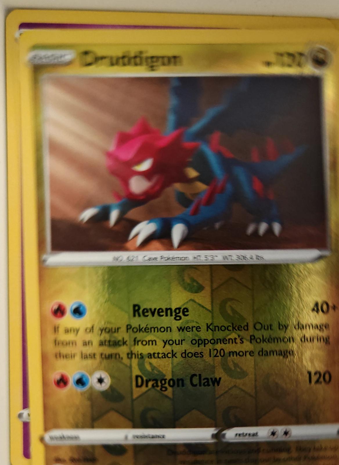 Druddigon - 113/172 - Reverse Holo - BRILLIANT STARS - Pokemon - Rare | AA22-59