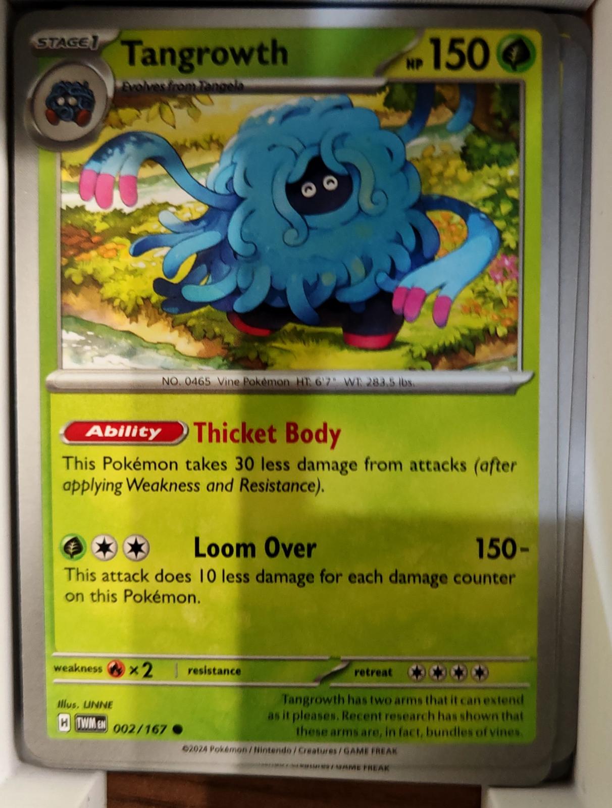 Tangrowth - 002/167 - - TWILIGHT MASQUERADE - Pokemon - Common | AA76-19