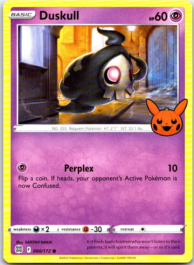 Duskull - 060/172 - - TRICK OR TRADE BOOSTER - Pokemon - Promo | AB28-2