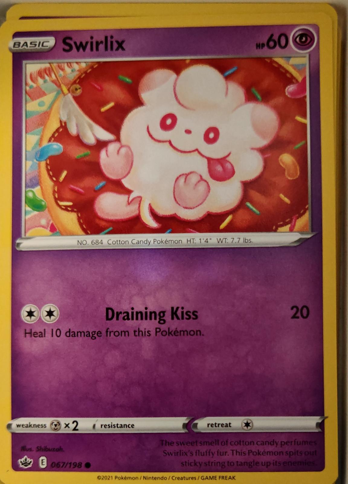 Swirlix - 067/198 - - CHILLING REIGN - Pokemon - Common | AA21-15