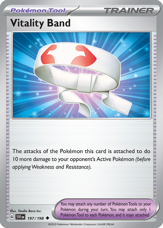 Vitality Band - 197/198 - - SCARLET & VIOLET - Pokemon - Uncommon | AA44-63