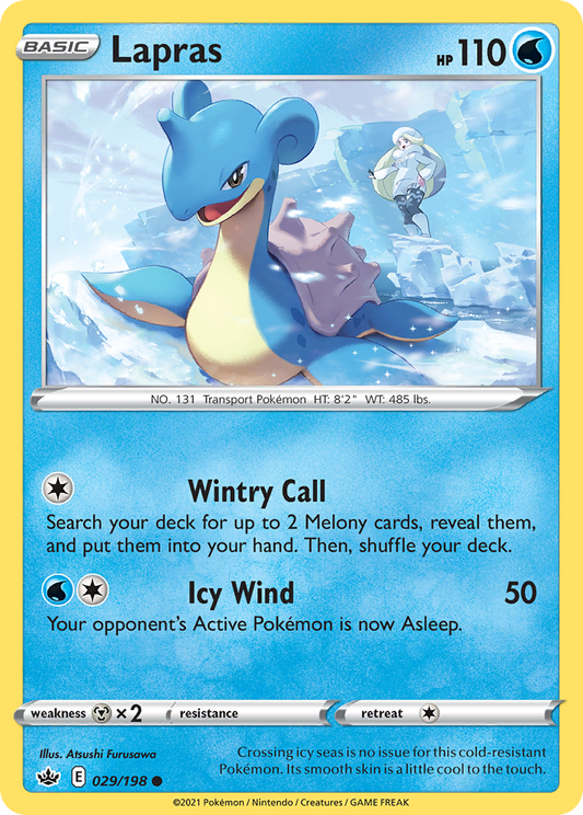 Lapras - 029/198 - - CHILLING REIGN - Pokemon - Common | AA57-13