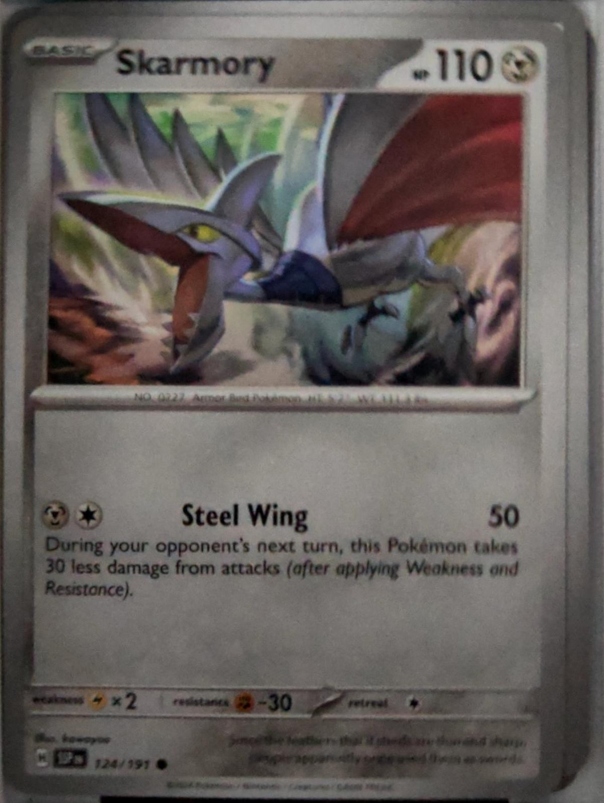 Skarmory - 124/191 - - SURGING SPARKS - Pokemon - Common | AA48-6