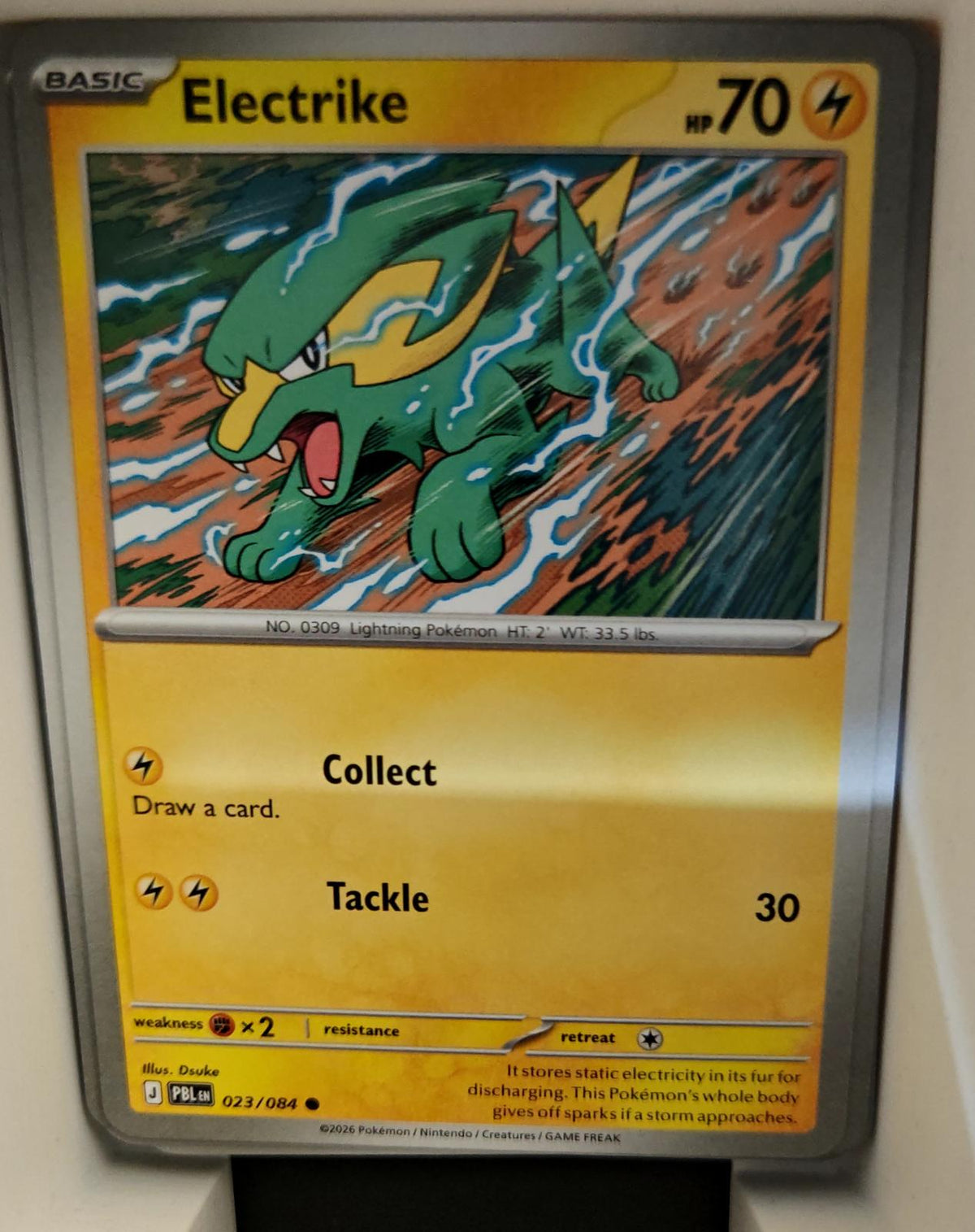 Electrike - 023/084 - - PITCH BLACK - Pokemon - Common | AA17-32