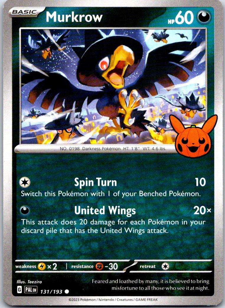 Murkrow - 131/193 - - TRICK OR TRADE BOOSTER 2023 - Pokemon - Common | AB09-38