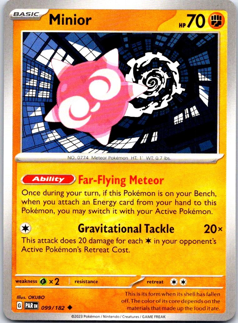 Minior - 099/182 - - PARADOX RIFT - Pokemon - Uncommon | AB24-33