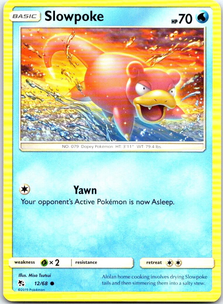 Slowpoke - 12/68 - - HIDDEN FATES - Pokemon - Common | AB20-13