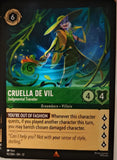 Cruella De Vil - Judgmental Traveler - 92/204 - - WILDS UNKNOWN - Lorcana - | LAA02-12