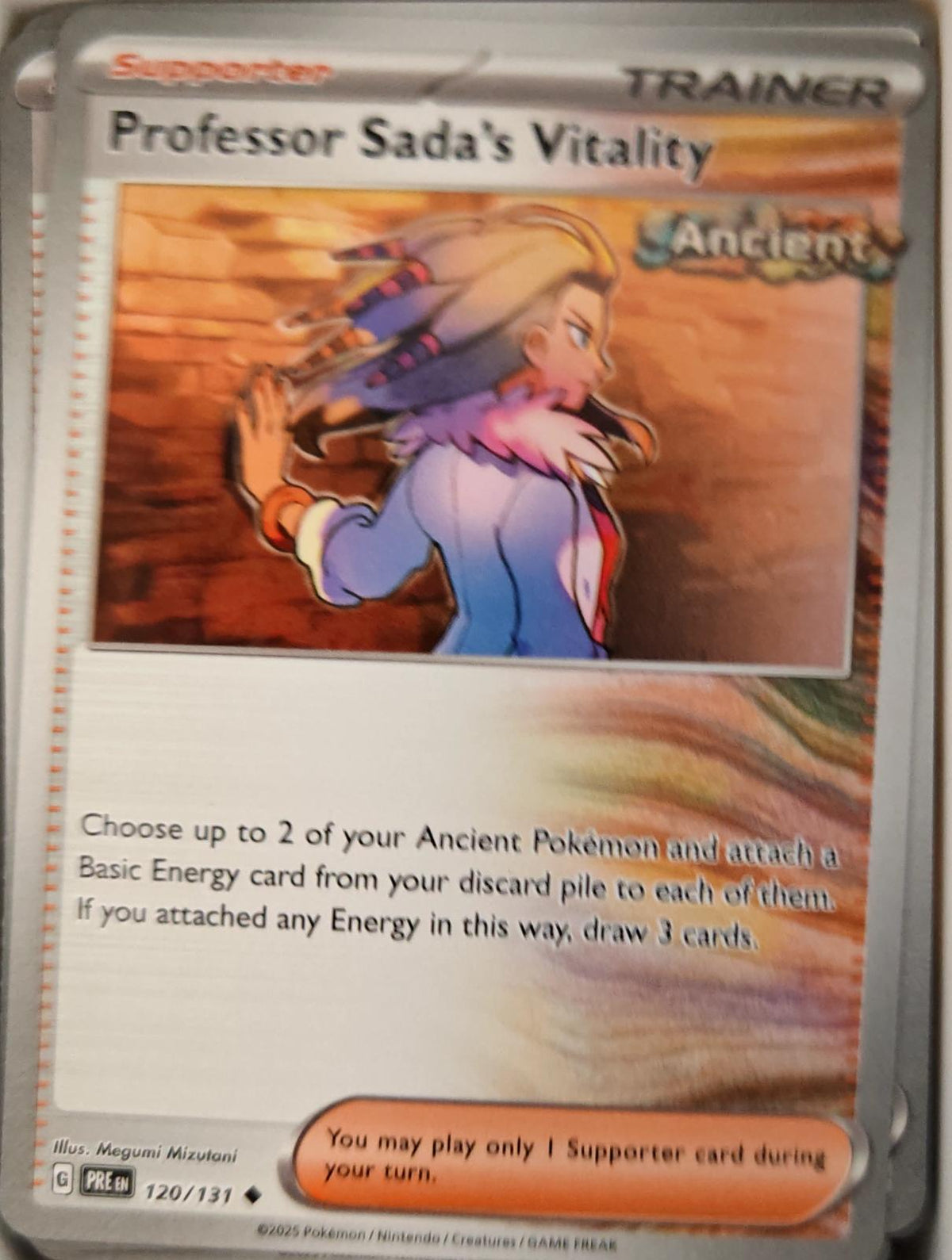Professor Sada's Vitality - 120/131 - - PRISMATIC EVOLUTIONS - Pokemon - | AA29-48