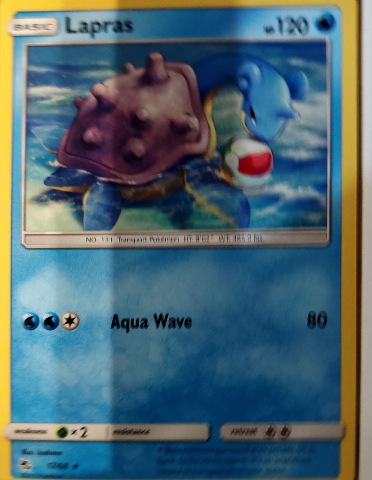 Lapras - 17/68 - - HIDDEN FATES - Pokemon - Rare | AA68-39