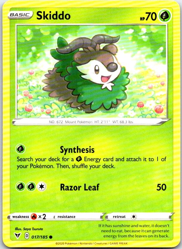 Skiddo - 017/185 - - VIVID VOLTAGE - Pokemon - Common | AC18-31