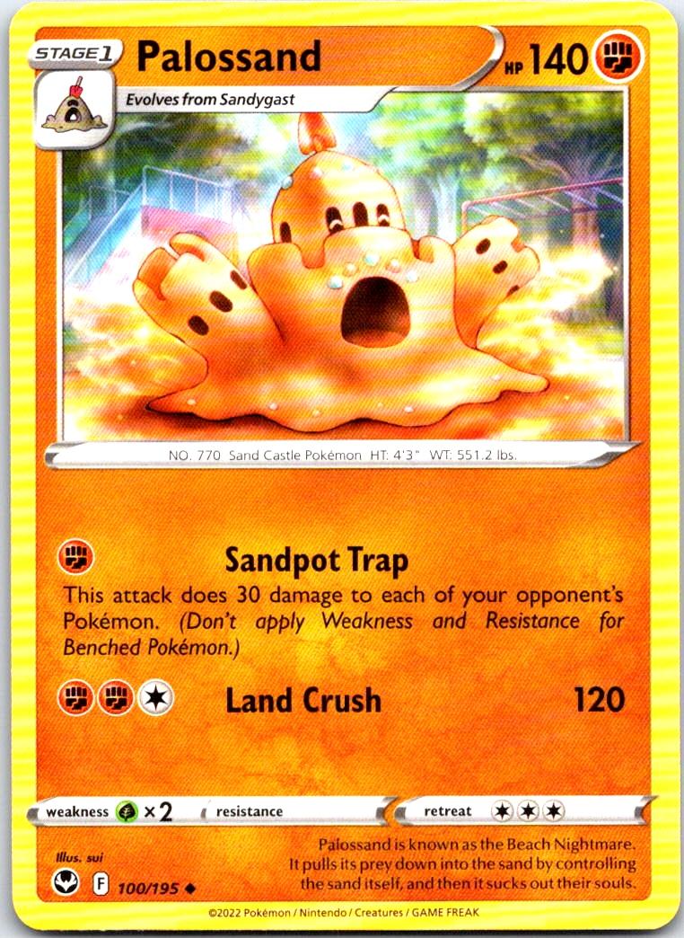 Palossand - 100/195 - - SILVER TEMPEST - Pokemon - Uncommon | AB50-34