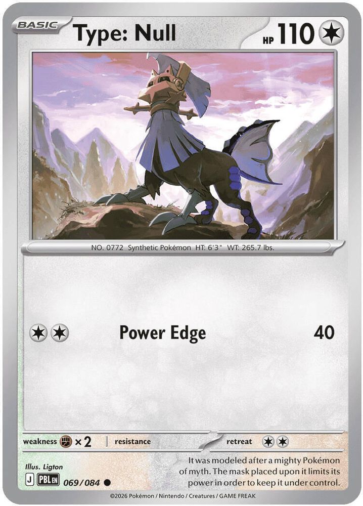 Type: Null - 069/084 - - PITCH BLACK - Pokemon - Common | AA32-55