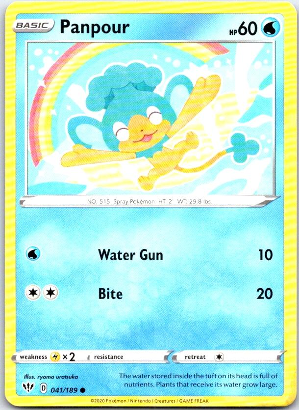 Panpour - 041/189 - - DARKNESS ABLAZE - Pokemon - Common | AC19-26