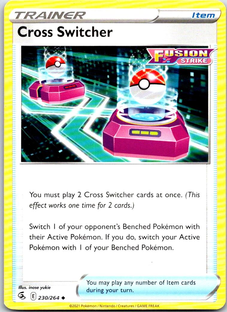 Cross Switcher - 230/264 - - FUSION STRIKE - Pokemon - Uncommon | AB13-2