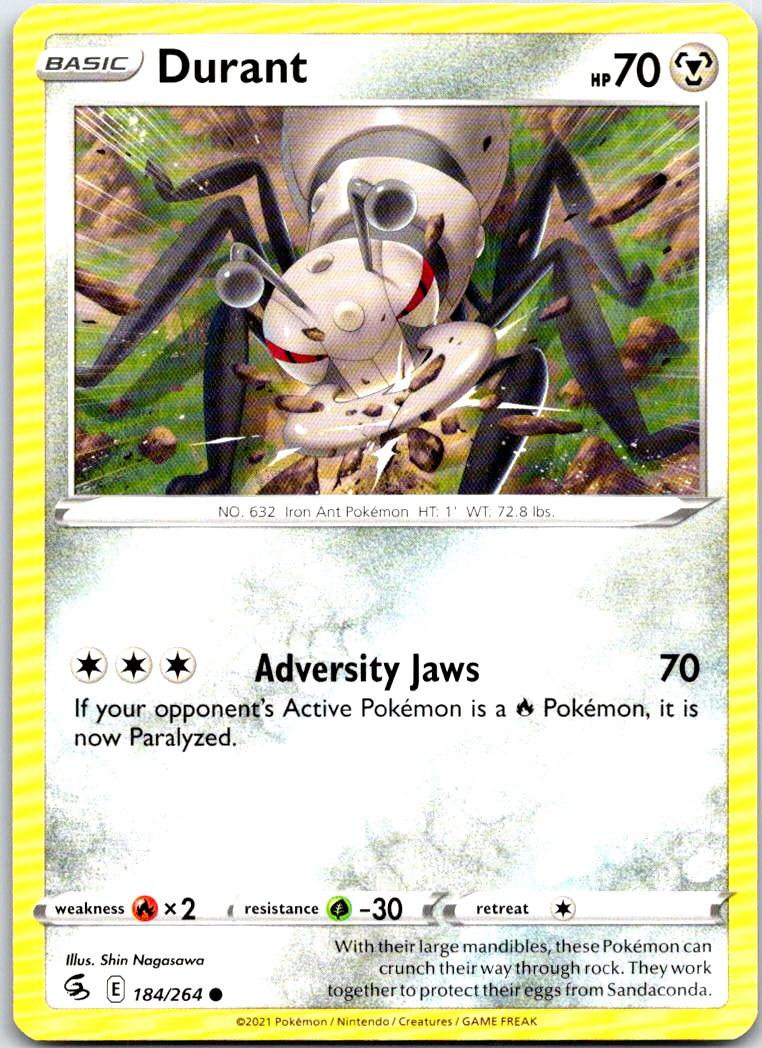 Durant - 184/264 - - FUSION STRIKE - Pokemon - Common | AB40-49