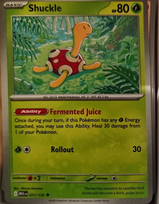 Shuckle - 011/132 - - MEGA EVOLUTION - Pokemon - Uncommon | AA01-54