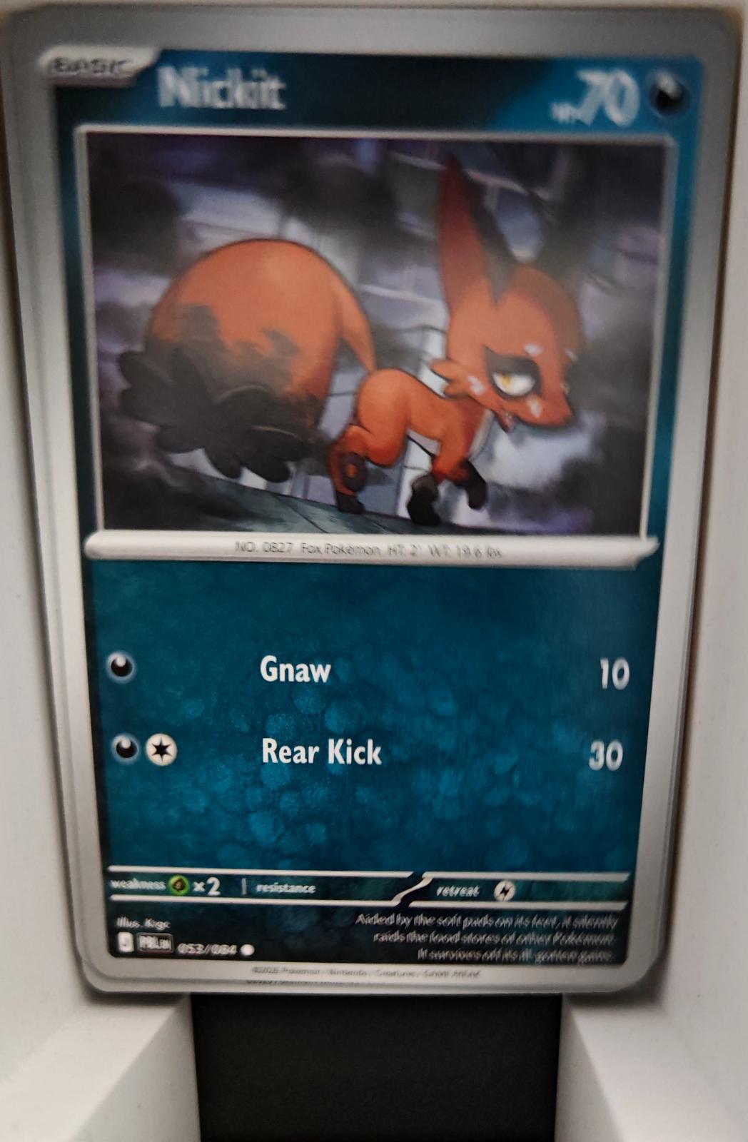Nickit - 053/084 - - PITCH BLACK - Pokemon - Common | AA16-37