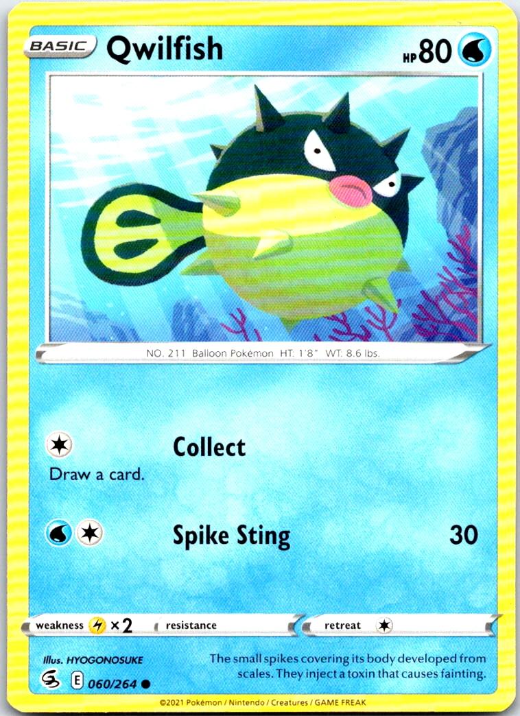 Qwilfish - 060/264 - - FUSION STRIKE - Pokemon - Common | AB40-14
