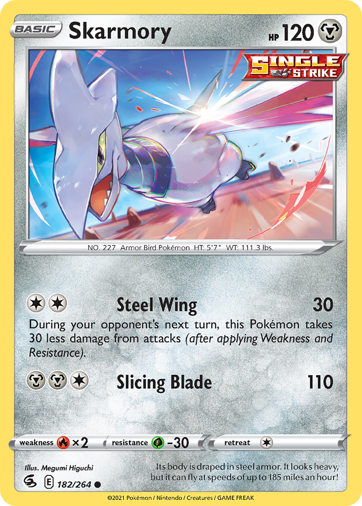 Skarmory - 182/264 - - FUSION STRIKE - Pokemon - Common | AA67-7