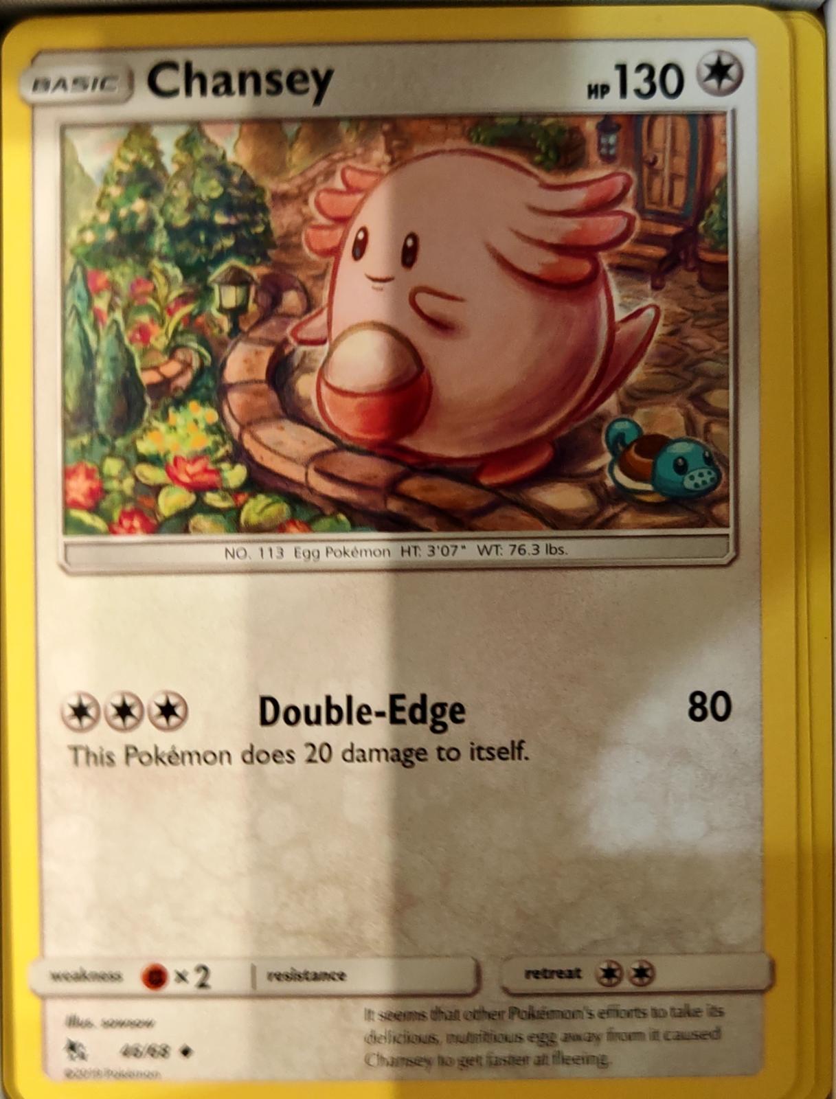 Chansey - 46/68 - - HIDDEN FATES - Pokemon - Uncommon | AA69-26