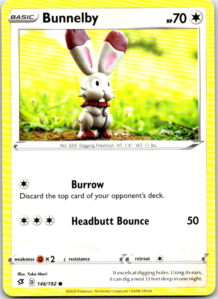 Bunnelby - 146/192 - - REBEL CLASH - Pokemon - Common | AB75-45