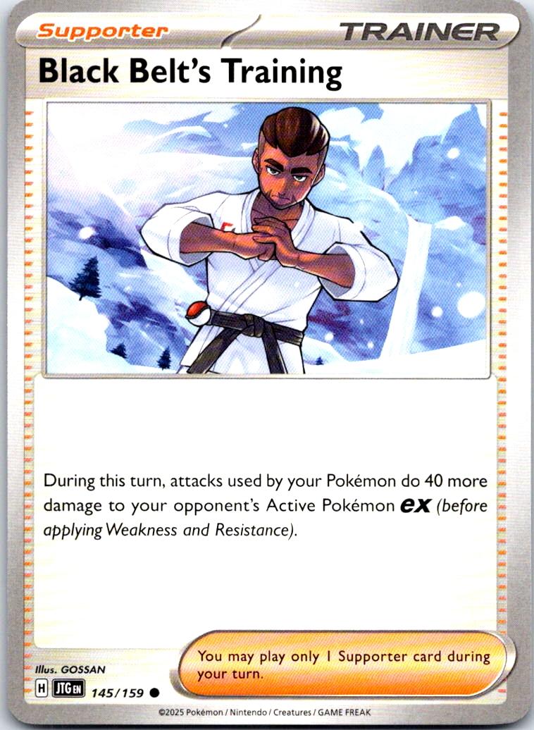 Black Belt's Training - 145/159 - - JOURNEY TOGETHER - Pokemon - | AB22-25
