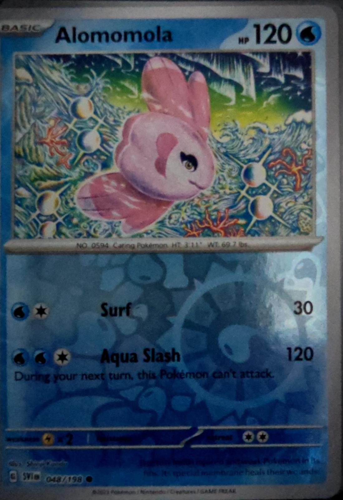 Alomomola - 048/198 - Reverse Holo - SCARLET & VIOLET - Pokemon - | AA49-44