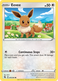 Eevee - 205/264 - - FUSION STRIKE - Pokemon - Common | AA21-76