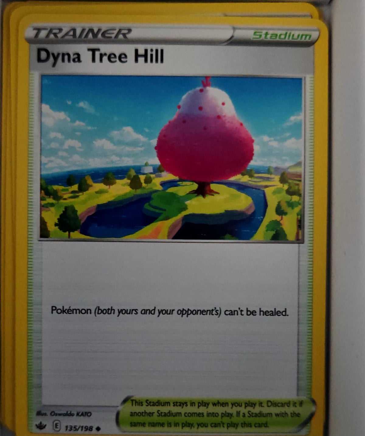 Dyna Tree Hill - 135/198 - - CHILLING REIGN - Pokemon - Uncommon | AA60-8