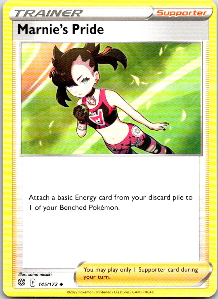 Marnie's Pride - 145/172 - - BRILLIANT STARS - Pokemon - Uncommon | AB13-35