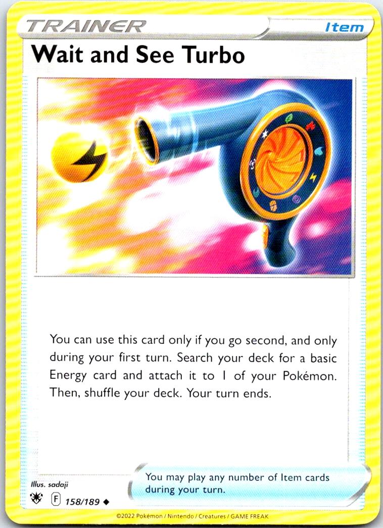 Wait and See Turbo - 158/189 - - ASTRAL RADIANCE - Pokemon - Uncommon | AB30-31