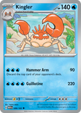 Kingler - 099/165 - Reverse Holo - 151 - Pokemon - Uncommon | AA61-32