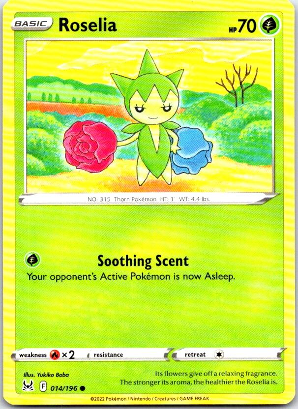 Roselia - 014/196 - - LOST ORIGIN - Pokemon - Common | AC16-9
