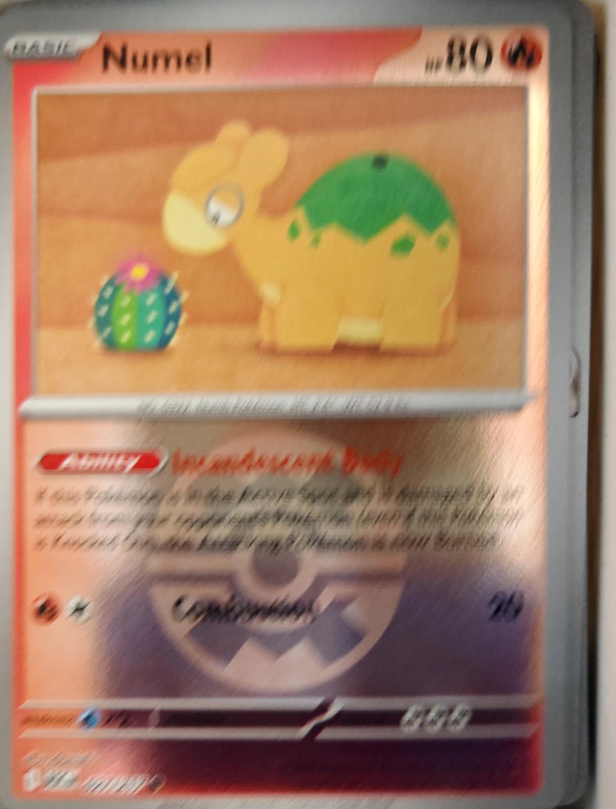 Numel (Energy Symbol Pattern) - 027/217 - Reverse Holo - ASCENDED HEROES - Pokemon - | AA19-90