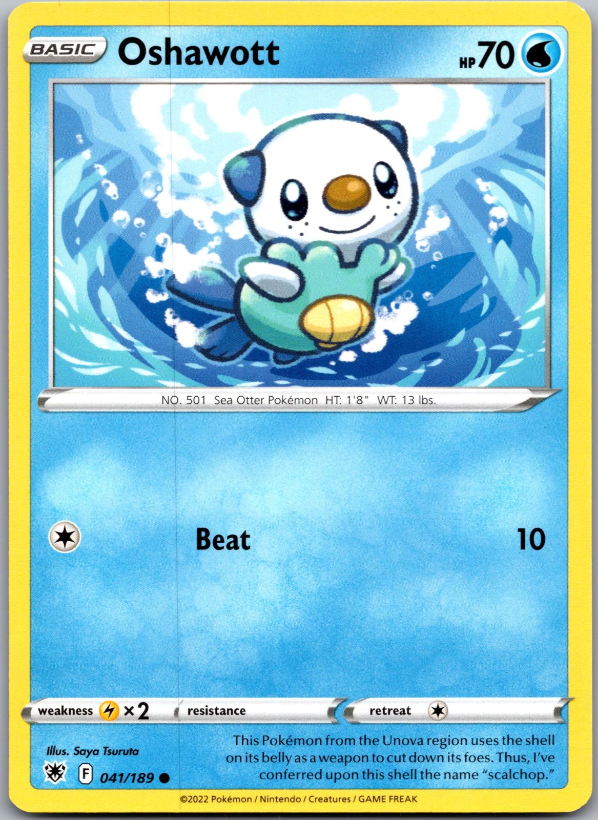 Oshawott - 041/189 - - ASTRAL RADIANCE - Pokemon - Common | AA89-7