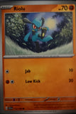Riolu - 112/198 - - SCARLET & VIOLET - Pokemon - Common | AA46-19