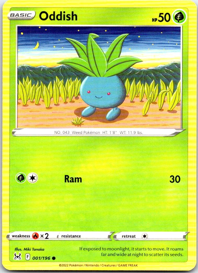 Oddish - 001/196 - - LOST ORIGIN - Pokemon - Common | AB46-50