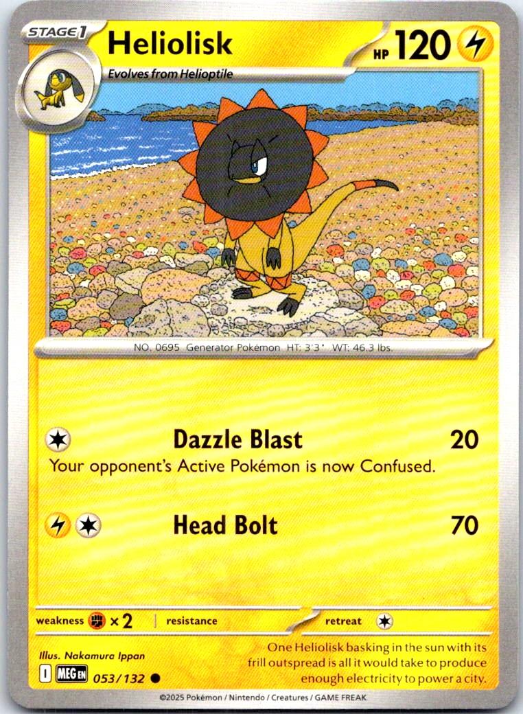 Heliolisk - 053/132 - - MEGA EVOLUTION - Pokemon - Common | AB68-14