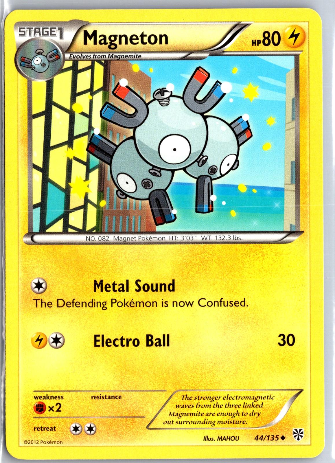 Magneton - 44/135 - - PLASMA STORM - Pokemon - Uncommon | AA114-20