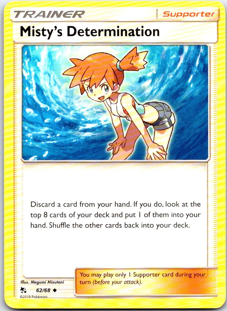 Misty's Determination - 62/68 - - HIDDEN FATES - Pokemon - Uncommon | AB21-14